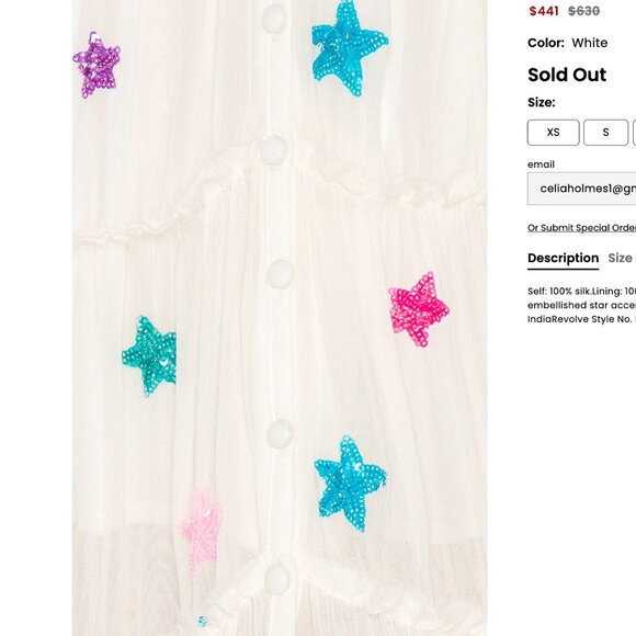 ROCOCO SAND Stellar Dress - Picture 5 of 5